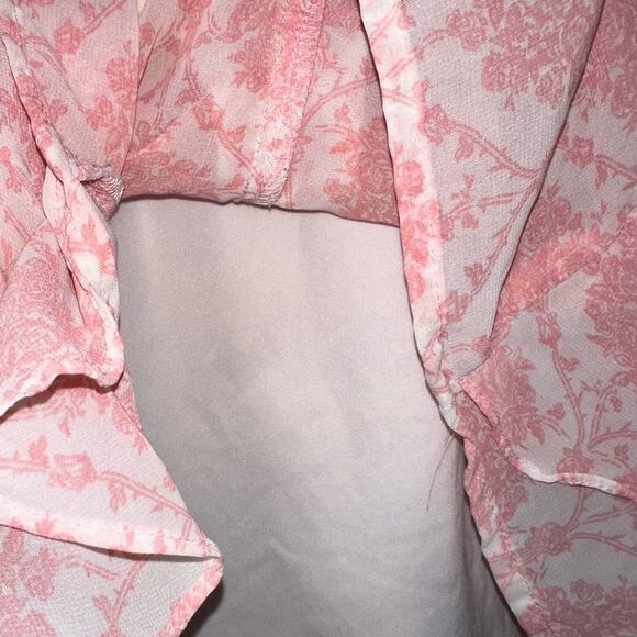 Disney D-Signed Beauty and the Beast Girls Brocade Chiffon Ruffle Tank Dress - Picture 7 of 13